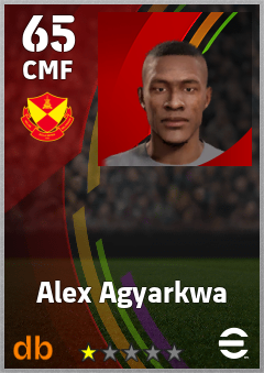 Alex Agyarkwa — CMF, OVR 65, MAX 65