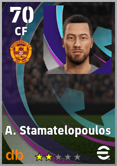 A. Stamatelopoulos — CF, OVR 70, MAX 70