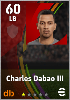 Charles Dabao III — LB, OVR 60, MAX 60
