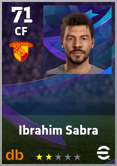 Ibrahim Sabra — CF, OVR 71, MAX 71