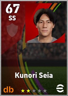 Kunori Seia eFootball player card