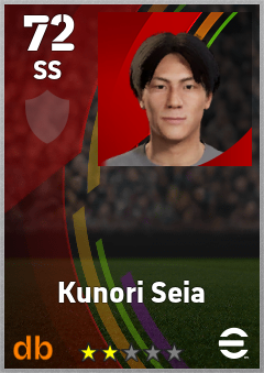 Kunori Seia eFootball player card