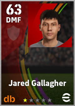 Jared Gallagher eFootball player card