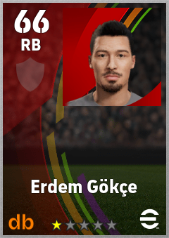 Erdem Gökçe — RB, OVR 66, MAX 66