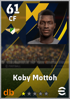 Koby Mottoh — CF, OVR 61, MAX 61