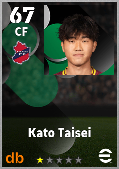 Kato Taisei — CF, OVR 67, MAX 67