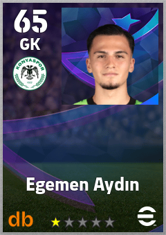 Egemen Aydın — GK, OVR 65, MAX 65