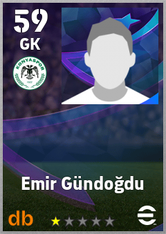 Emir Gündoğdu — GK, OVR 59, MAX 59