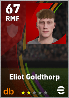 Eliot Goldthorp eFootball player card