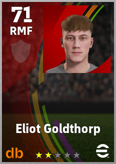 Eliot Goldthorp eFootball player card