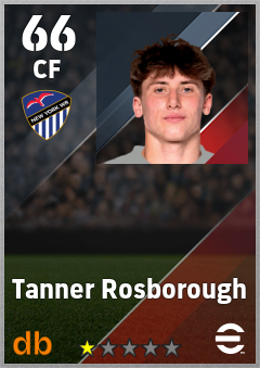 Tanner Rosborough — CF, OVR 66, MAX 66