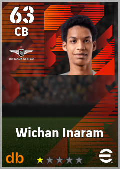 Wichan Inaram eFootball player card