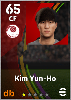 Kim Yun-Ho — CF, OVR 65, MAX 65