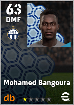 Mohamed Bangoura — DMF, OVR 63, MAX 63