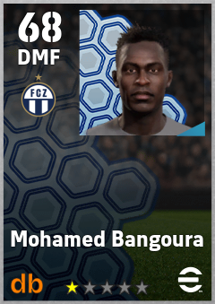 Mohamed Bangoura — DMF, OVR 68, MAX 68