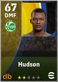 Hudson — DMF, OVR 67, MAX 67