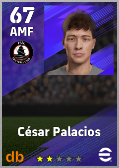César Palacios — AMF, OVR 67, MAX 67