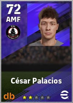 César Palacios — AMF, OVR 72, MAX 72