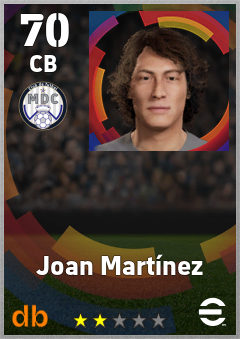 Joan Martínez eFootball player card