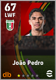 João Pedro — LWF, OVR 67, MAX 67