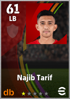 Najib Tarif eFootball player card