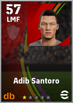 Adib Santoro — LMF, OVR 57, MAX 57