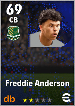 Freddie Anderson — CB, OVR 69, MAX 69