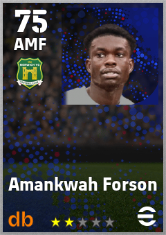 Amankwah Forson — AMF, OVR 75, MAX 75