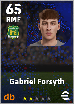 Gabriel Forsyth — RMF, OVR 65, MAX 65