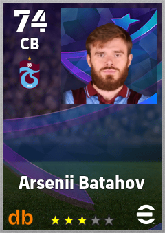 Arsenii Batahov eFootball player card