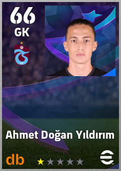 Ahmet Doğan Yıldırım — GK, OVR 66, MAX 66