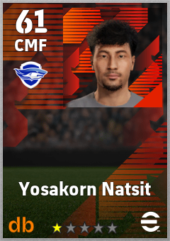 Yosakorn Natsit — CMF, OVR 61, MAX 61
