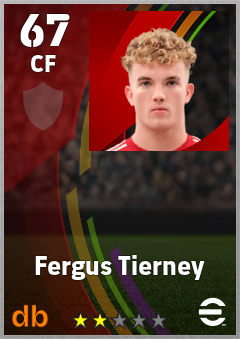 Fergus Tierney eFootball player card
