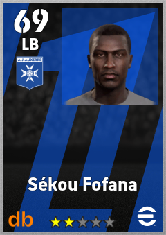 Sékou Fofana — LB, OVR 69, MAX 69