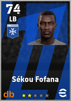 Sékou Fofana — LB, OVR 74, MAX 74