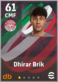 Dhirar Brik — CMF, OVR 61, MAX 61