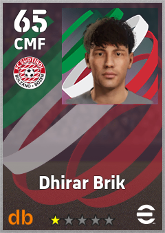 Dhirar Brik — CMF, OVR 65, MAX 65