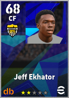 Jeff Ekhator eFootball player card