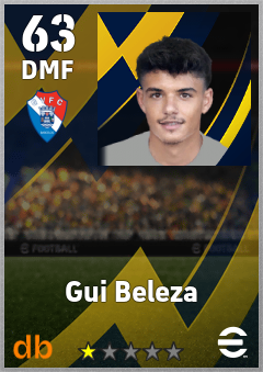 Gui Beleza — DMF, OVR 63, MAX 63