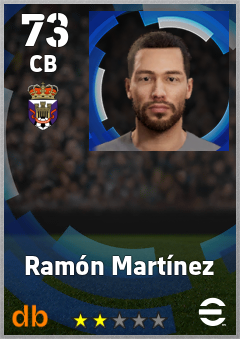 Ramón Martínez — CB, OVR 73, MAX 73