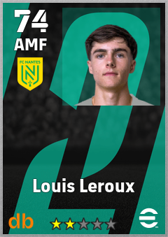 Louis Leroux — AMF, OVR 74, MAX 74