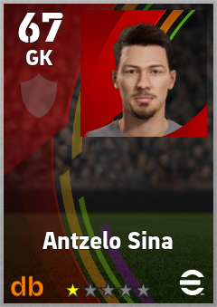 Antzelo Sina eFootball player card