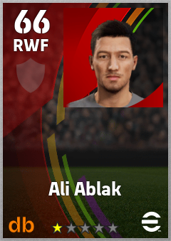 Ali Ablak — RWF, OVR 66, MAX 66