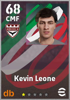 Kevin Leone — CMF, OVR 68, MAX 68