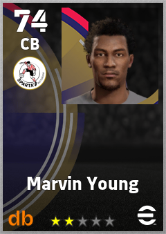 Marvin Young — CB, OVR 74, MAX 74