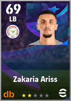 Zakaria Ariss eFootball player card