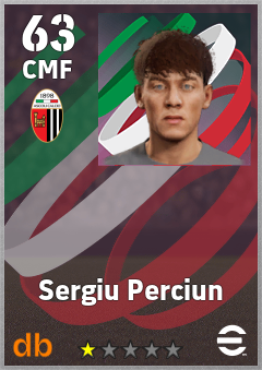 Sergiu Perciun — CMF, OVR 63, MAX 63