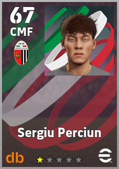 Sergiu Perciun eFootball player card