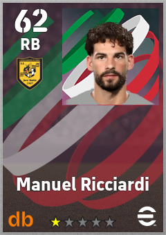Manuel Ricciardi — RB, OVR 62, MAX 62