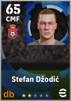 Stefan Džodić — CMF, OVR 65, MAX 65